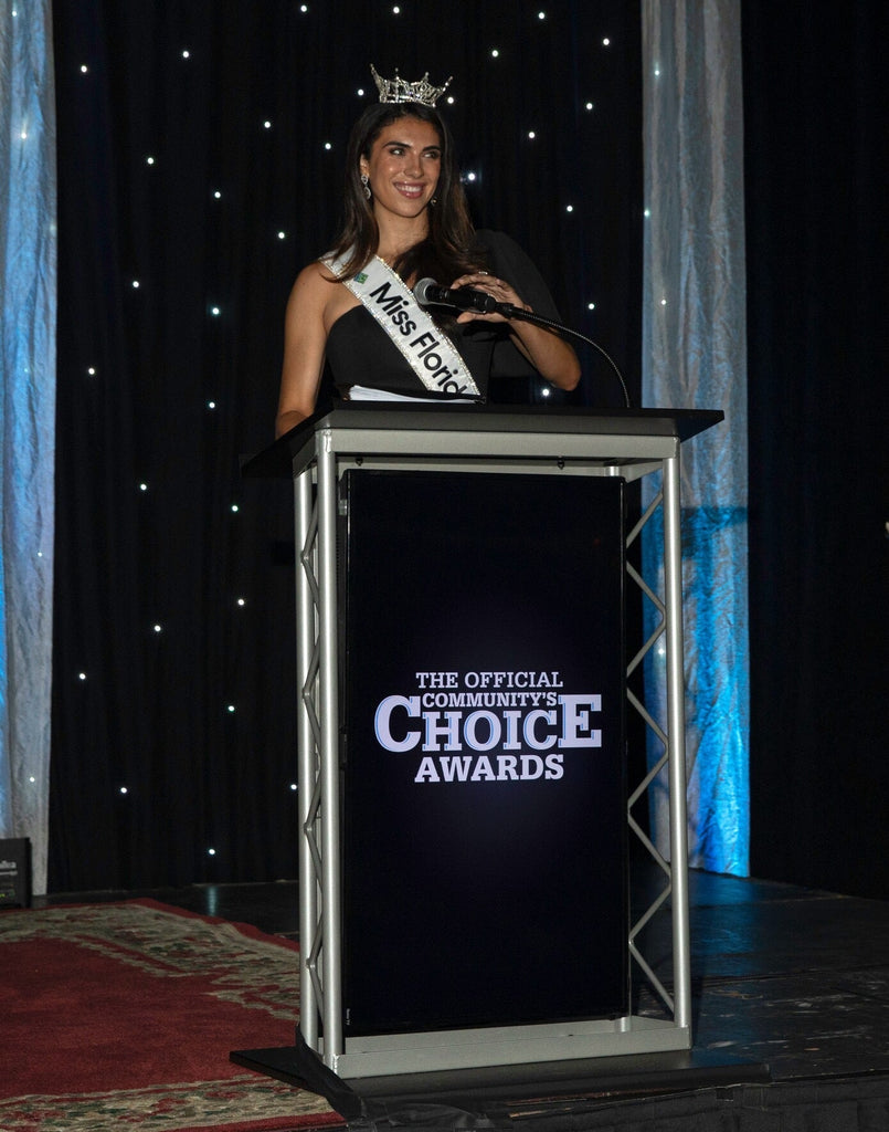 Best of the Bay Gala 2024 - Miss Florida presents all winning local business in their category.