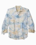 Floral patterned shirt on a white background