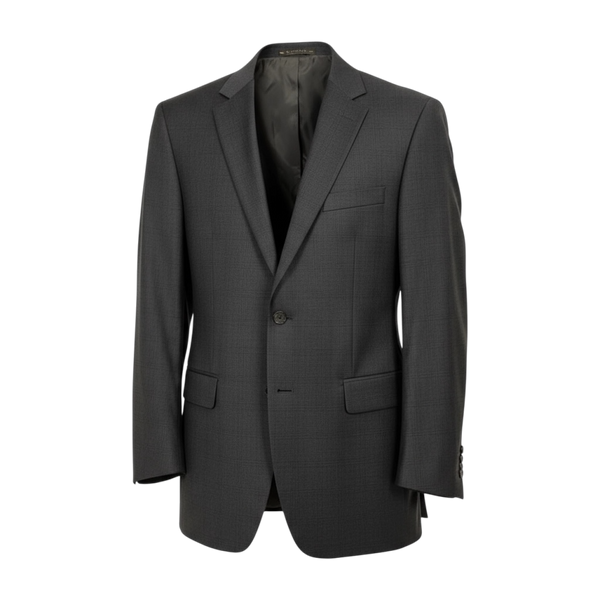 Petrocelli Suit Separate Coat Classic Fit Black Lil