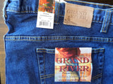 Grand River Dark Stone Stretch Blue Jeans BIG MEN (28, 30 & 32 inseam)