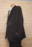 Petrocelli All Wool Charcoal Suit Separate Jacket at lil johns big and tall mens clothing