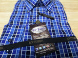 FX Fusion Long sleeve easy care pocket check shirt at Lil johns big and tall mens fashion