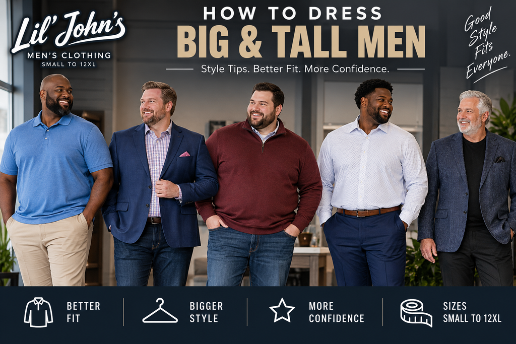 How to Dress Big & Tall Men | Big & Tall Men’s Fashion Tips