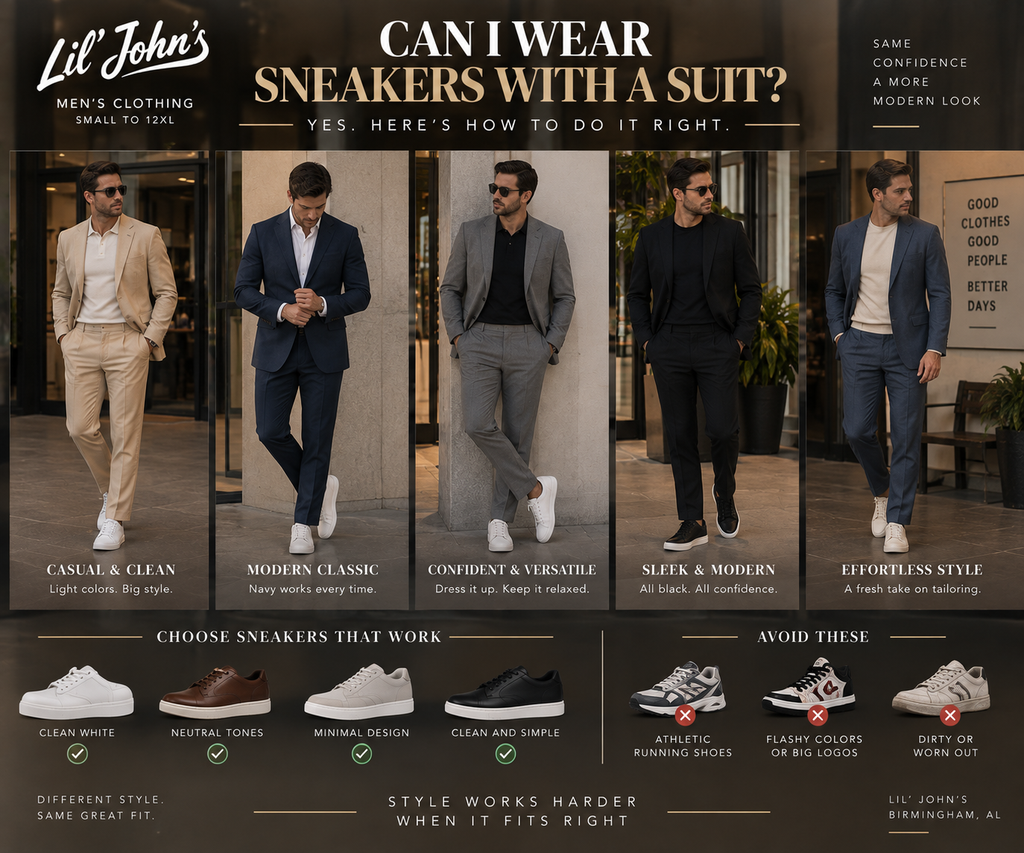 Can You Wear Sneakers With a Suit? Men’s Style Guide | Lil’ John’s