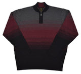 F/X Fusion - Ombre Rib 1/4 Zip Mock - Sweater