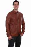 Scully-Leather Shirt Jacket