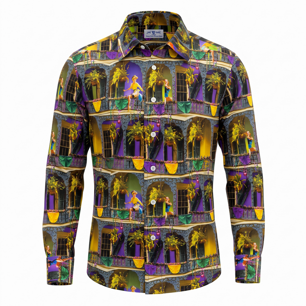 John Edwin - Mardi Gras - LS Sports Shirts