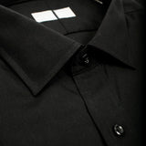 John Edwin  - Pinpoint - Non-Iron 100% Cotton - Dress Shirt - Black