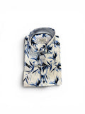 Floral patterned shirt on a white background