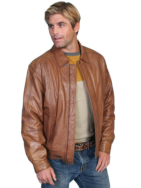Scully - Full Zip Leather Jacket