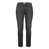 dark blue jeans on a white background