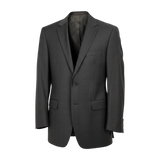black suit jacket on a white background