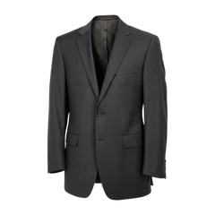 black suit jacket on a white background