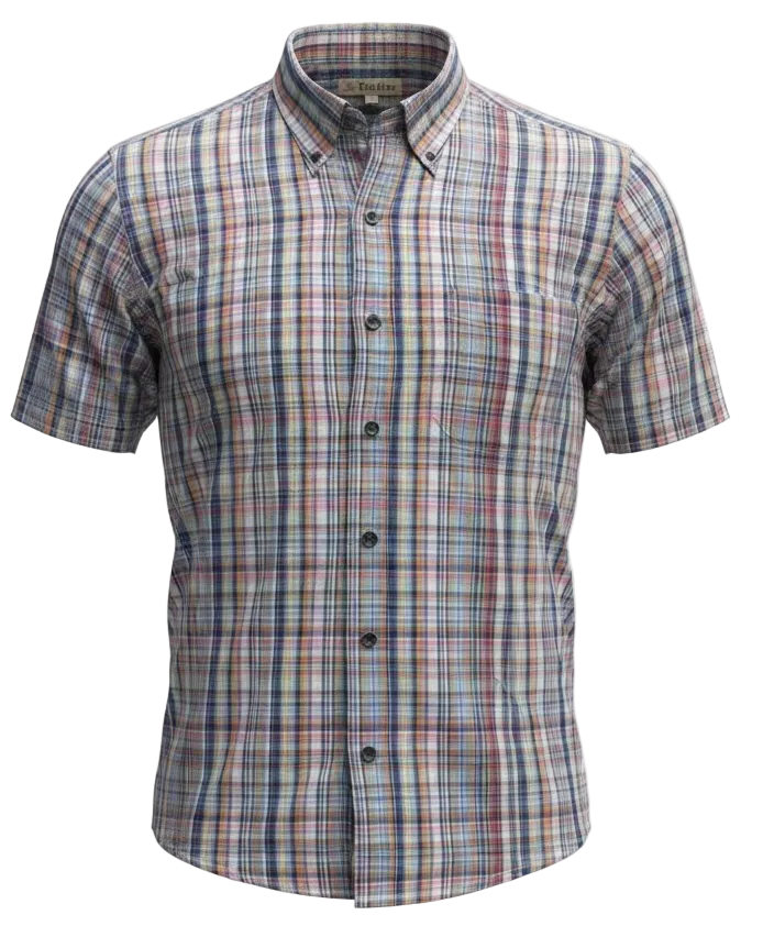 Foxfire - Sports Shirt - Short Sleeve - Plaid