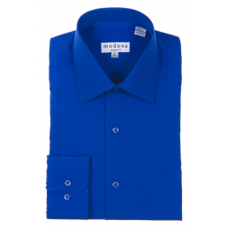 Modena - Dress Shirt - Classic Fit - Poplin - French Blue