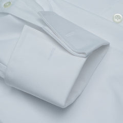 white French cuff pinpoint non iron shirt