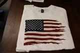 LS - American Flag - S/S  T-shirt