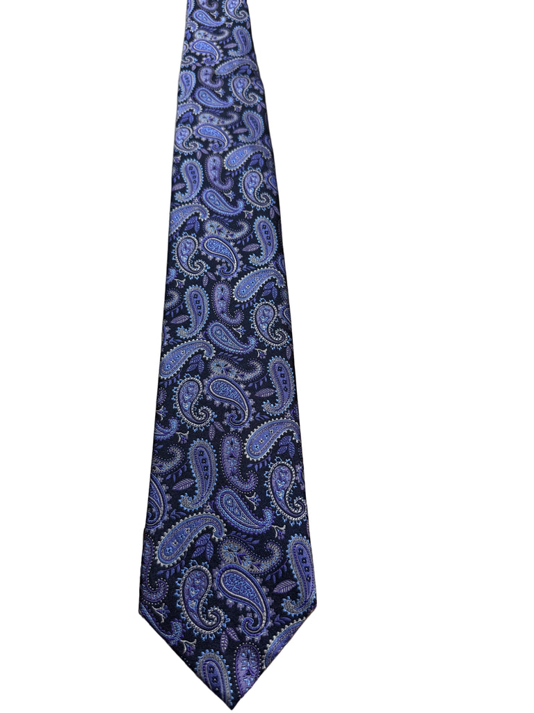100% silk XL Ties with paisley pattern