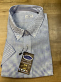 John Edwin SS Checkered Linen Shirt