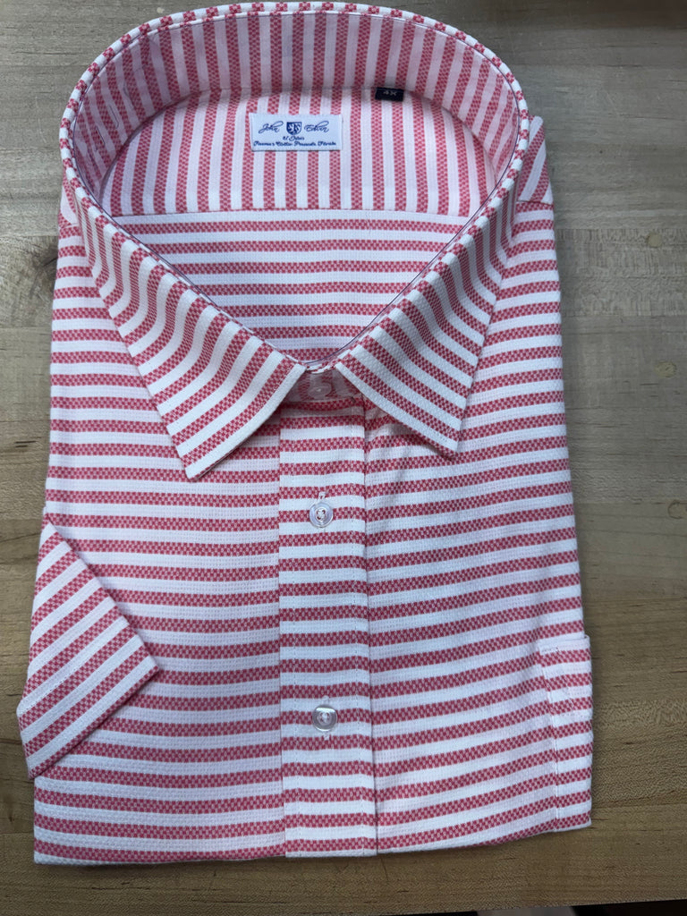 John Edwin SS striped Shirt