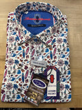 Luchiano Visconti SS Beach Themed Shirt