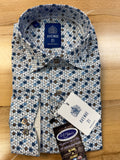 Avenue 21 - Flowers w/basket weave - LS shirt
