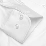 John Edwin - white royal oxford - non iron - 100% cotton - dress shirt - wrinkle free - lil johns fine mens clothier - big and tall mens fashion