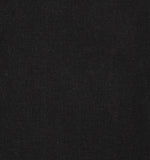A close-up texture shot of a solid black fabric, showing a fine woven pattern.