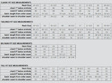 John Edwin Non-Iron 100% Cotton Dress shirt size chart at Lil Johns Fine Mens Clothier - big and tall mens fashion