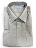 folded beige shirt