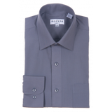 Modena charcoal dress shirt M300CL0R-CHR_1_4