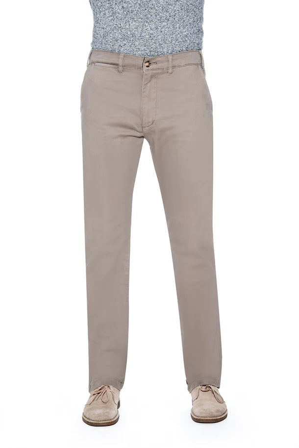 Grand River - Navigator Chino pant - Khaki - Stretch