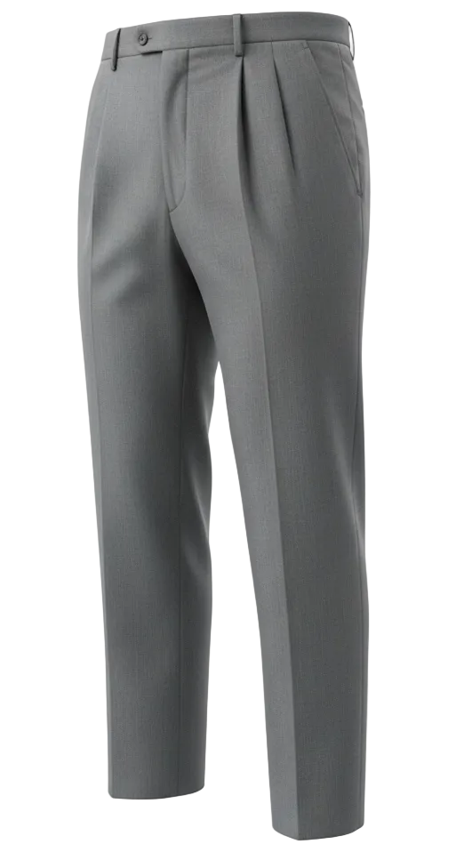 Petrocelli-Suit Sep-Pant-Mid Grey