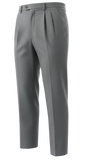mid grey pleated front suit separate  pant