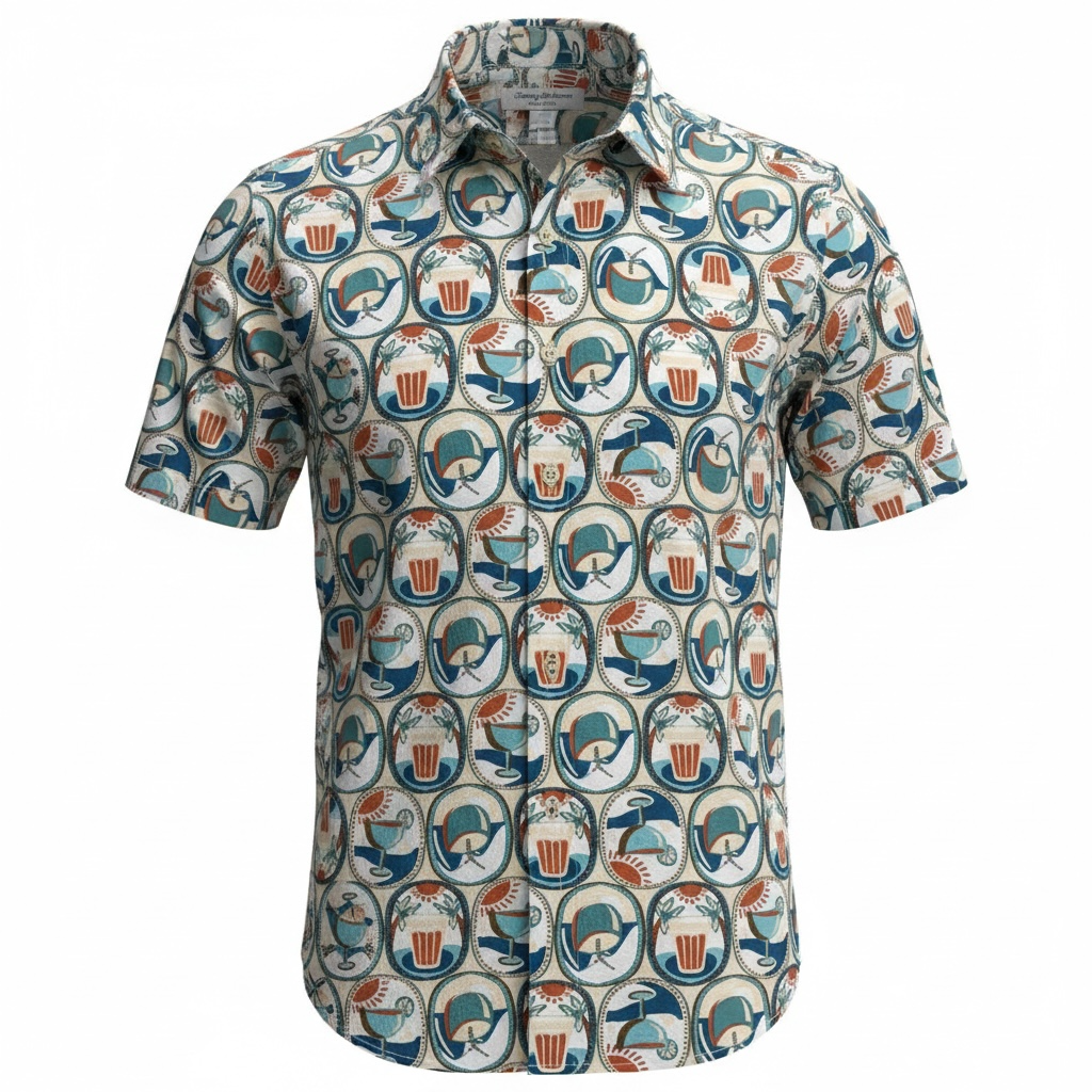 Tommy Bahama-Glass half Full- Camp Shirt
