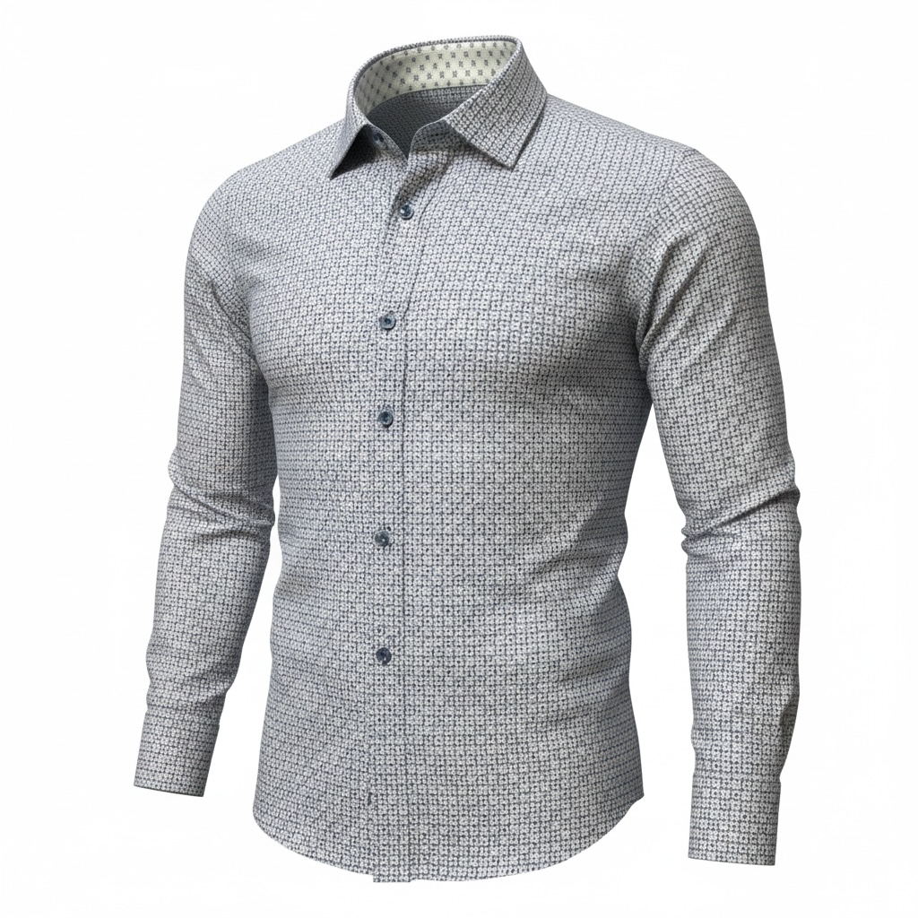 7 Downie St - Amore Purple pattern - LS Shirt