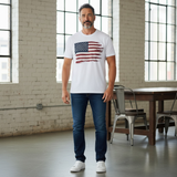 LS - American Flag - S/S  T-shirt