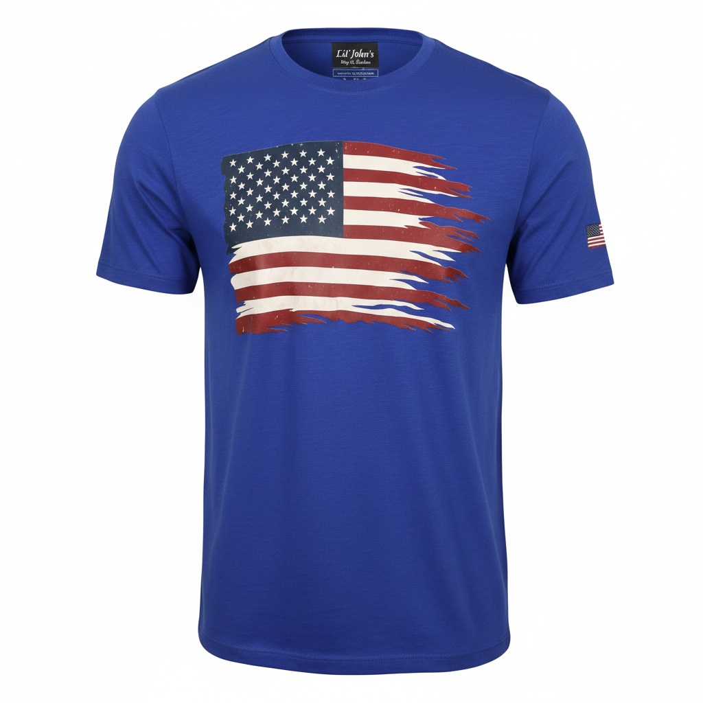 LJ - American Flag - S/S  T-shirt