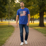 LS - American Flag - S/S  T-shirt