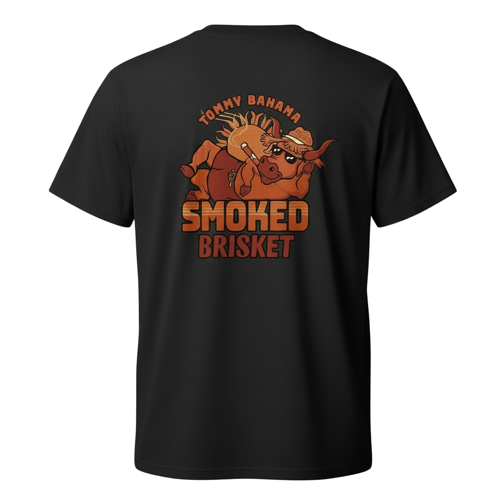 Tommy Bahama - Smoked Brisket - Coal - Pocket T-Shirt