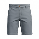 Khaki shorts on a white background