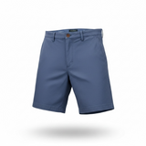 Blue shorts on a white background