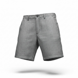 Gray shorts on a white background