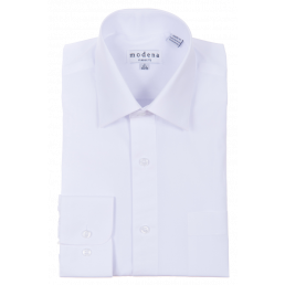 MODENA - WHITE - POPLIN - DRESS SHIRT