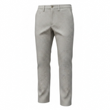 tan checkered dress pants on a white background