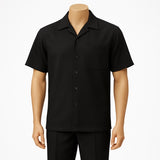 black walking suit set