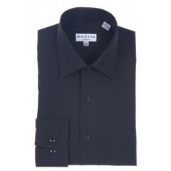 black Modena dress shirt M300CL0R-BLK_1_4