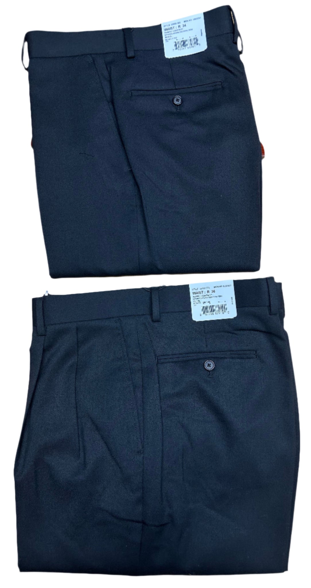 Petrocelli Suit Separate Pants Black Lil' John's Big