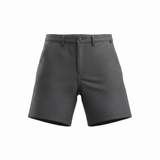 Gray shorts on a white background