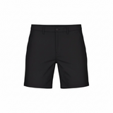 Black shorts with a pocket on a white background
